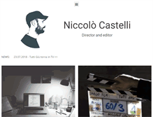 Tablet Screenshot of niccolocastelli.ch